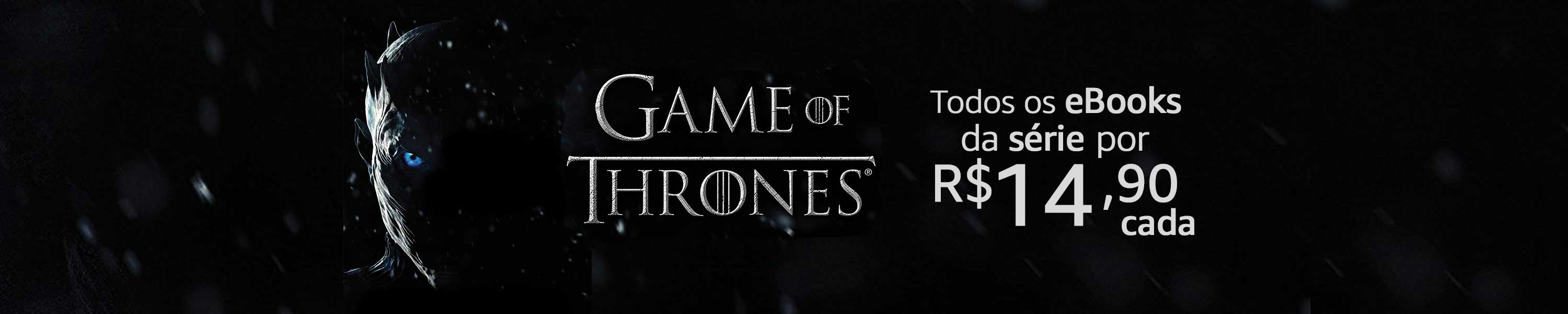 Game of Thrones: Todos os eBooks da série por R$14,90