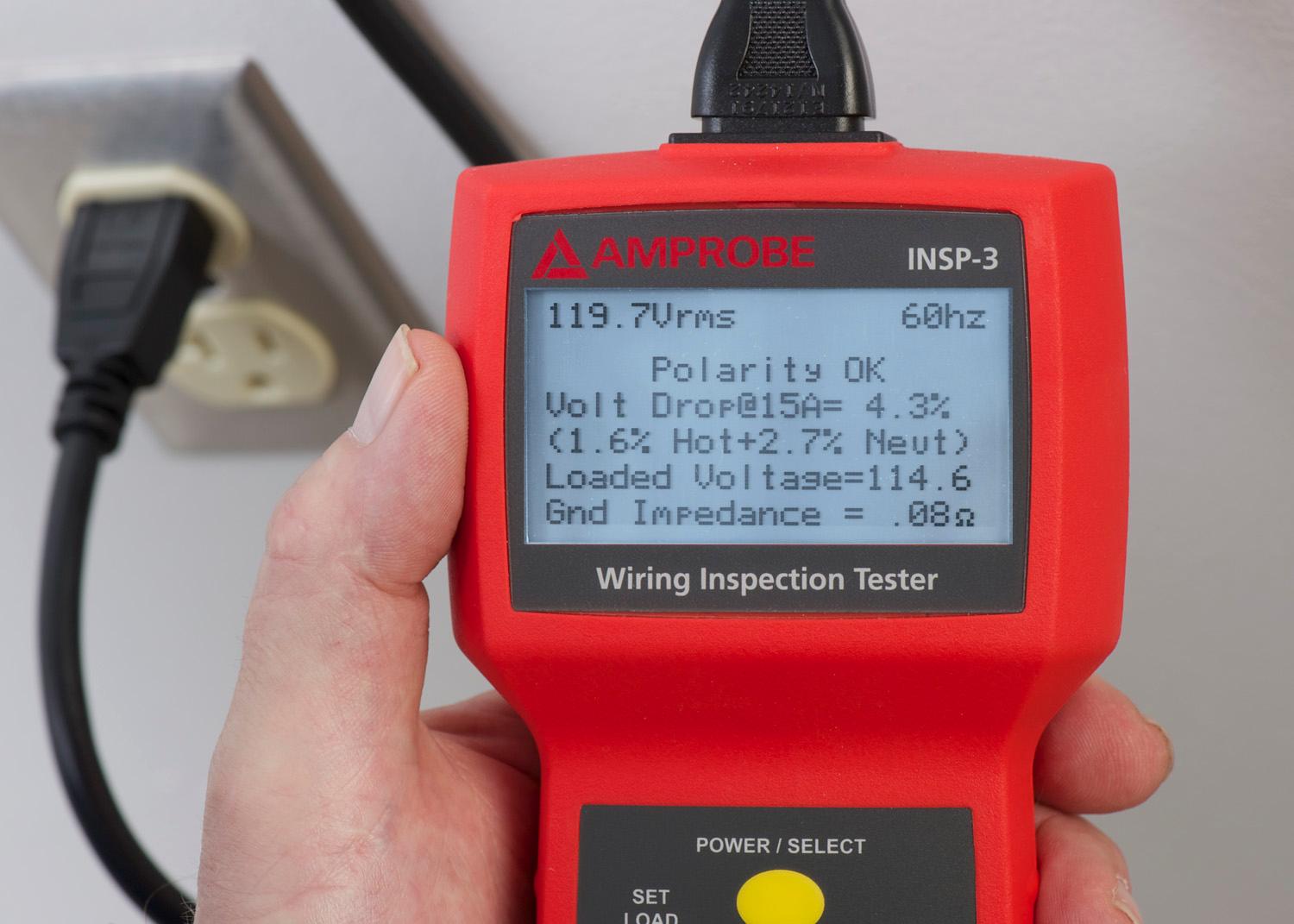 Amprobe INSP3 Wiring Inspection Tester Industria
