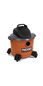 Ridgid RT1200M Aspiradora de sólidos y líquidos 5 HP, 12 Galones, negro con  rojo : Amazon.com.mx: Hogar y Cocina