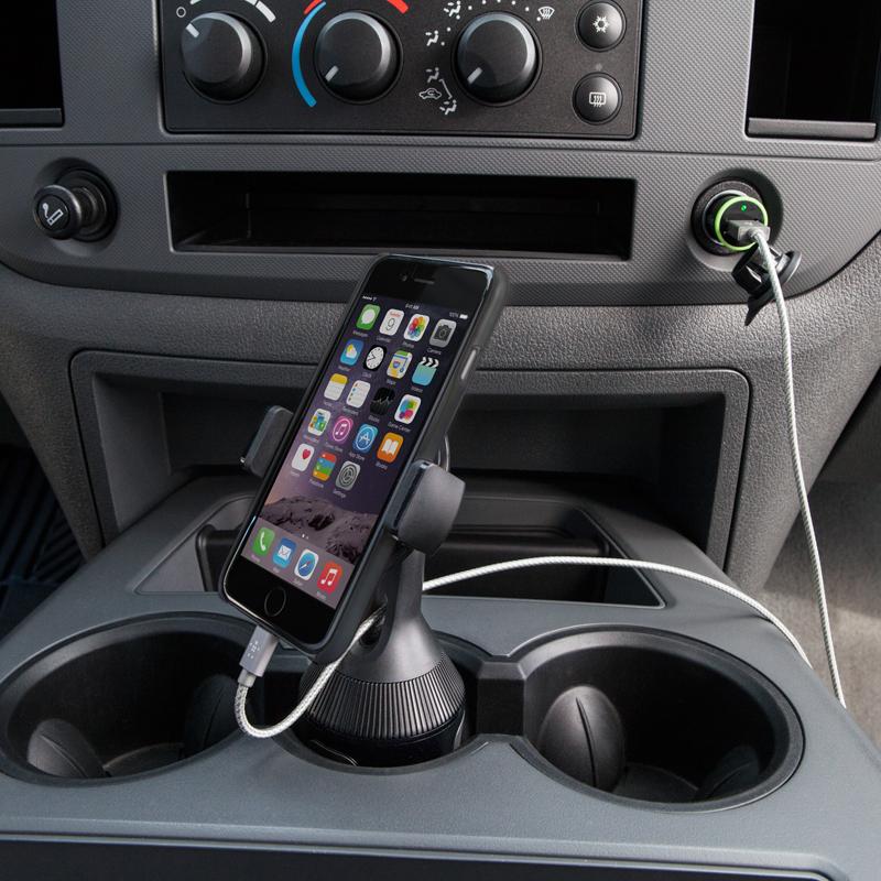 Belkin Car Cup Holder Mount for Smartphones Black F8J168bt Amazon