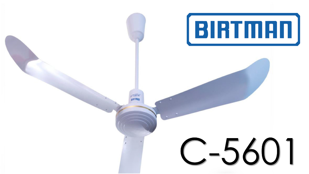Birtman C5601-TR Ventilador de Techo 56" (con Control de Pared), Blanco