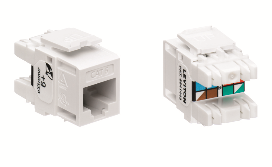 Leviton Conector Quickport Categoría 6, Color Blanco ... leviton rj45 jack wiring diagram 