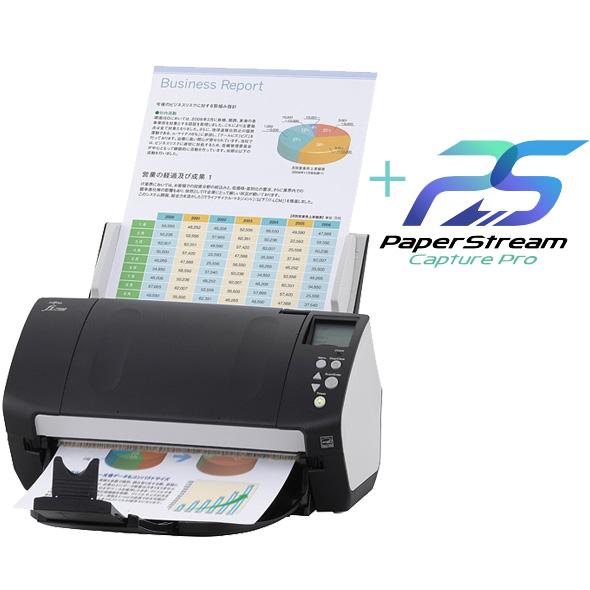 Fujitsu fi7160 Deluxe Bundle with Paperstream Capture Pro