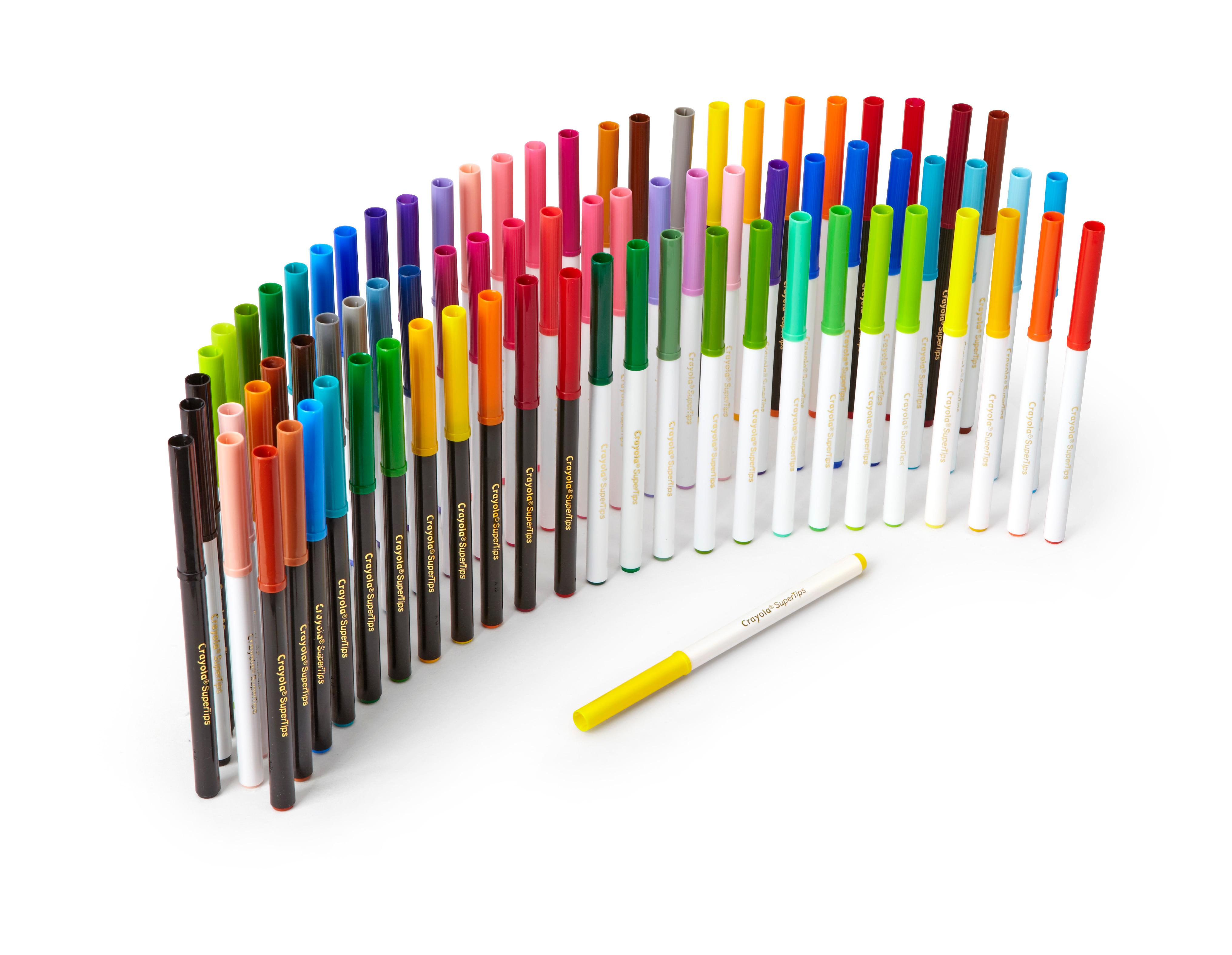 Crayola Super Tips, Washable Markers, 80 Count, Includes Scented