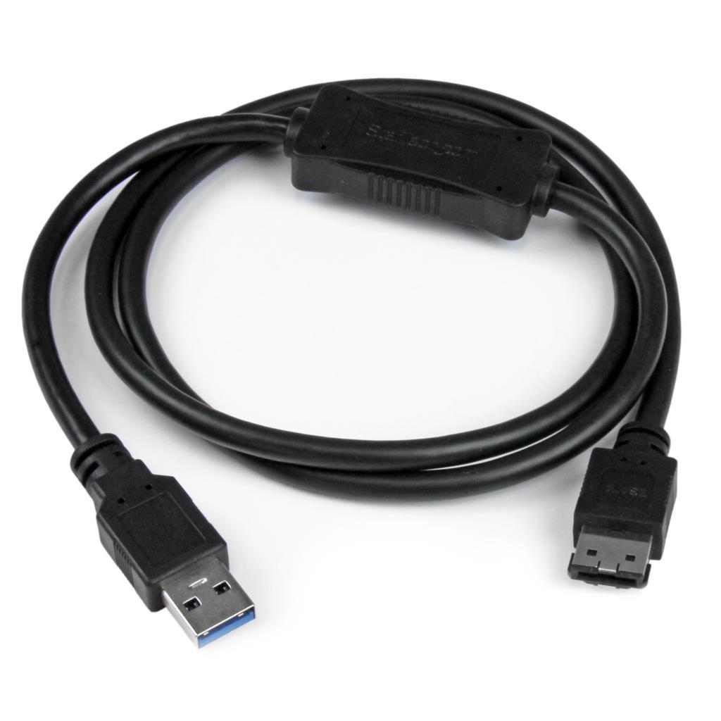 StarTech USB3S2ESATA3 Cable Adaptador USB 3.0 a eSATA para Disco Duro