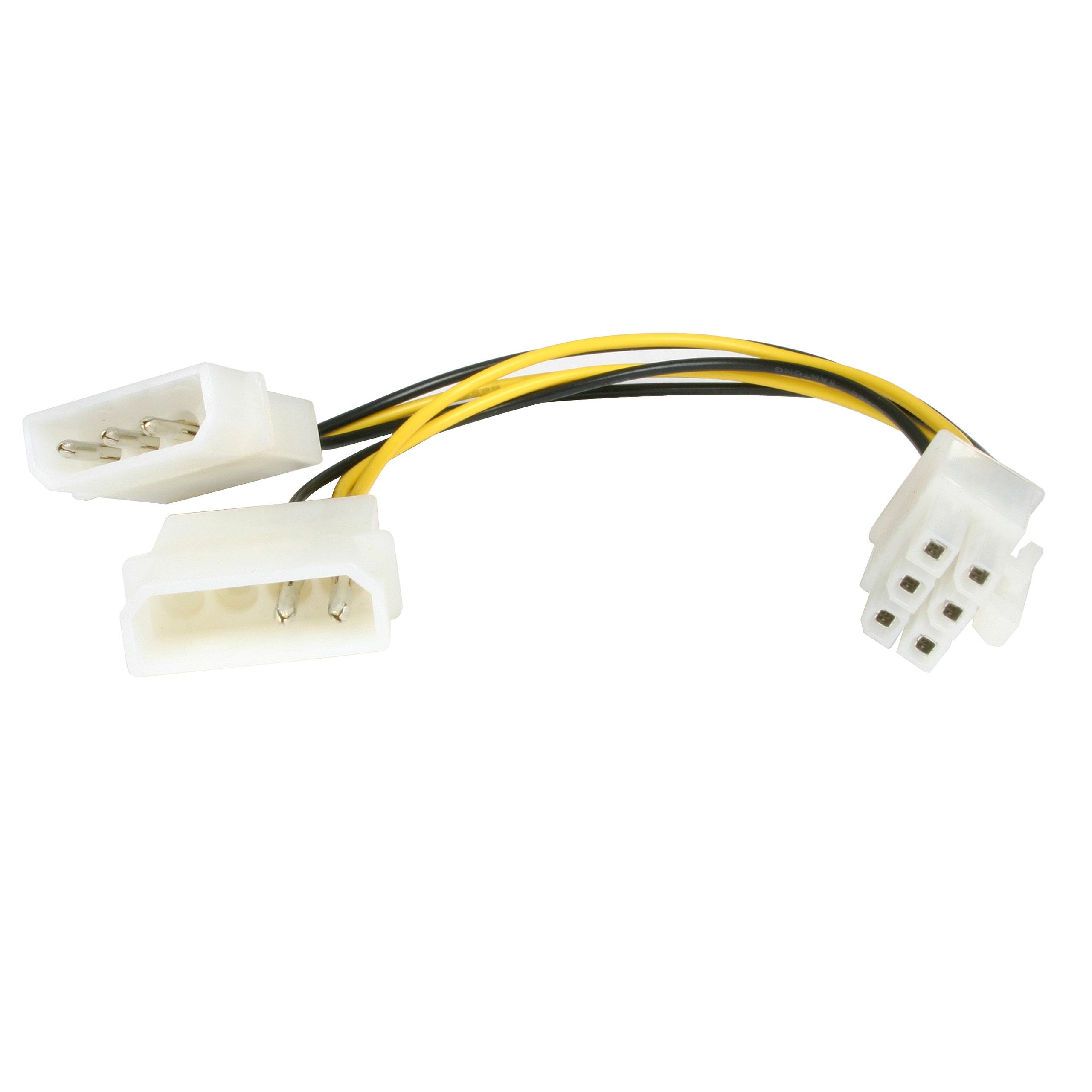StarTech LP4PCIEXADAP Cable para Tarjeta de Video de 15 cm, Adaptador
