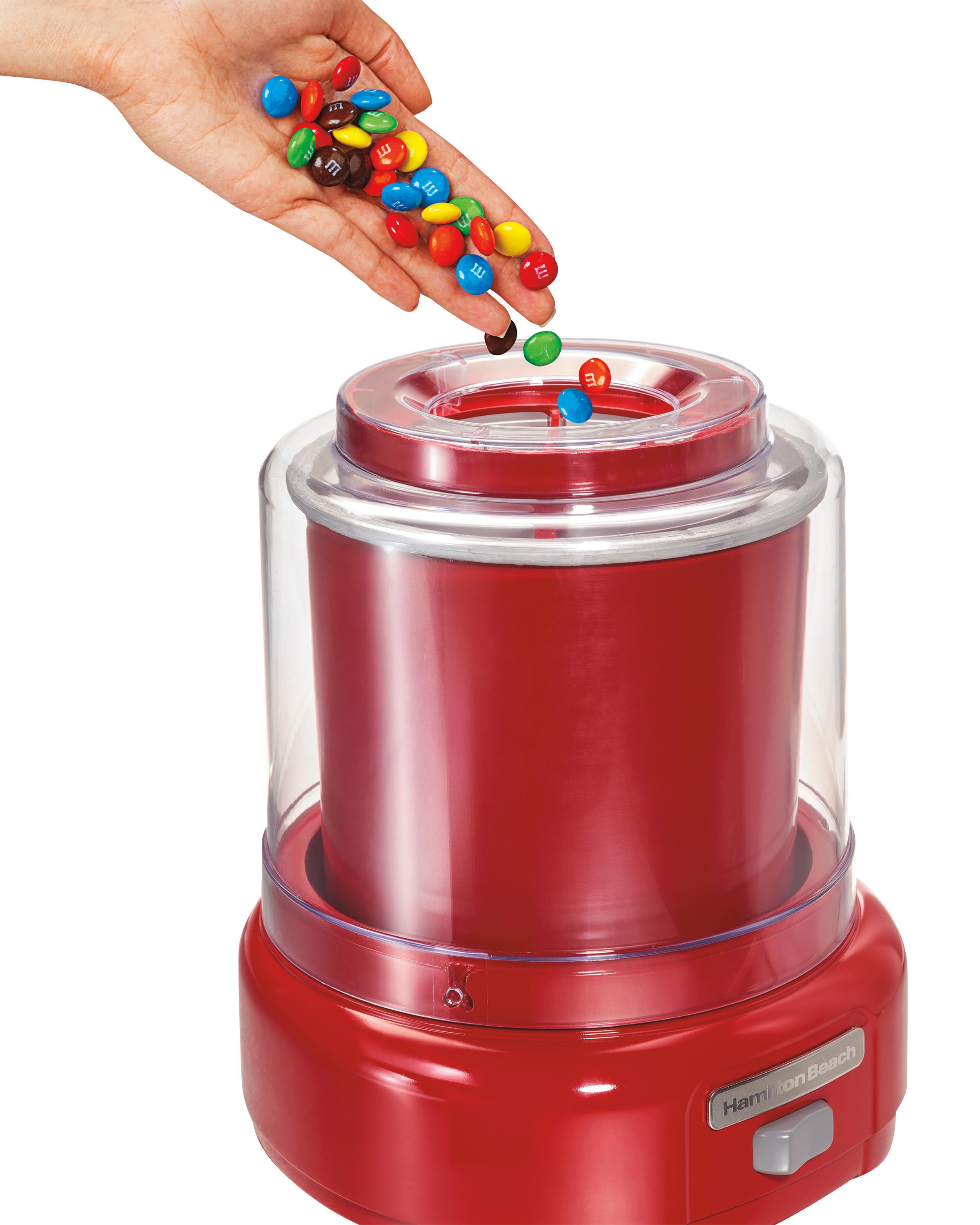 Hamilton Beach Ice Cream Maker, 1.5Quart, Red (68881Z)