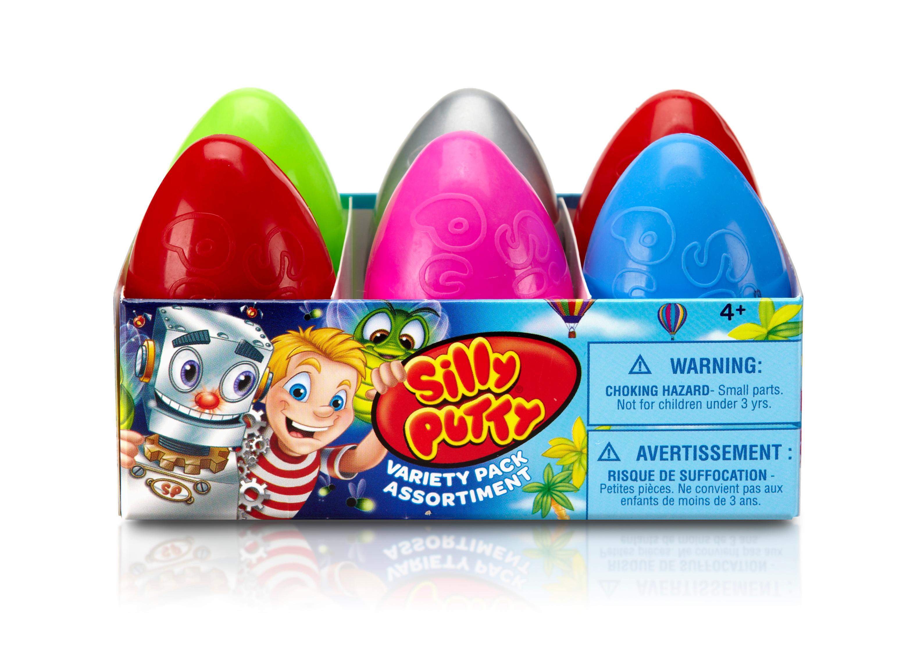Crayola 6Count Silly Putty Easter Egg Basket Juegos y