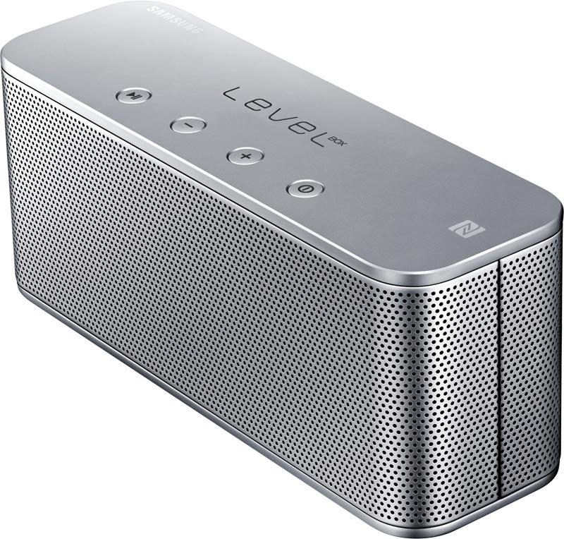 SAMSUNG Level Box Mini Wireless Speaker, Silver