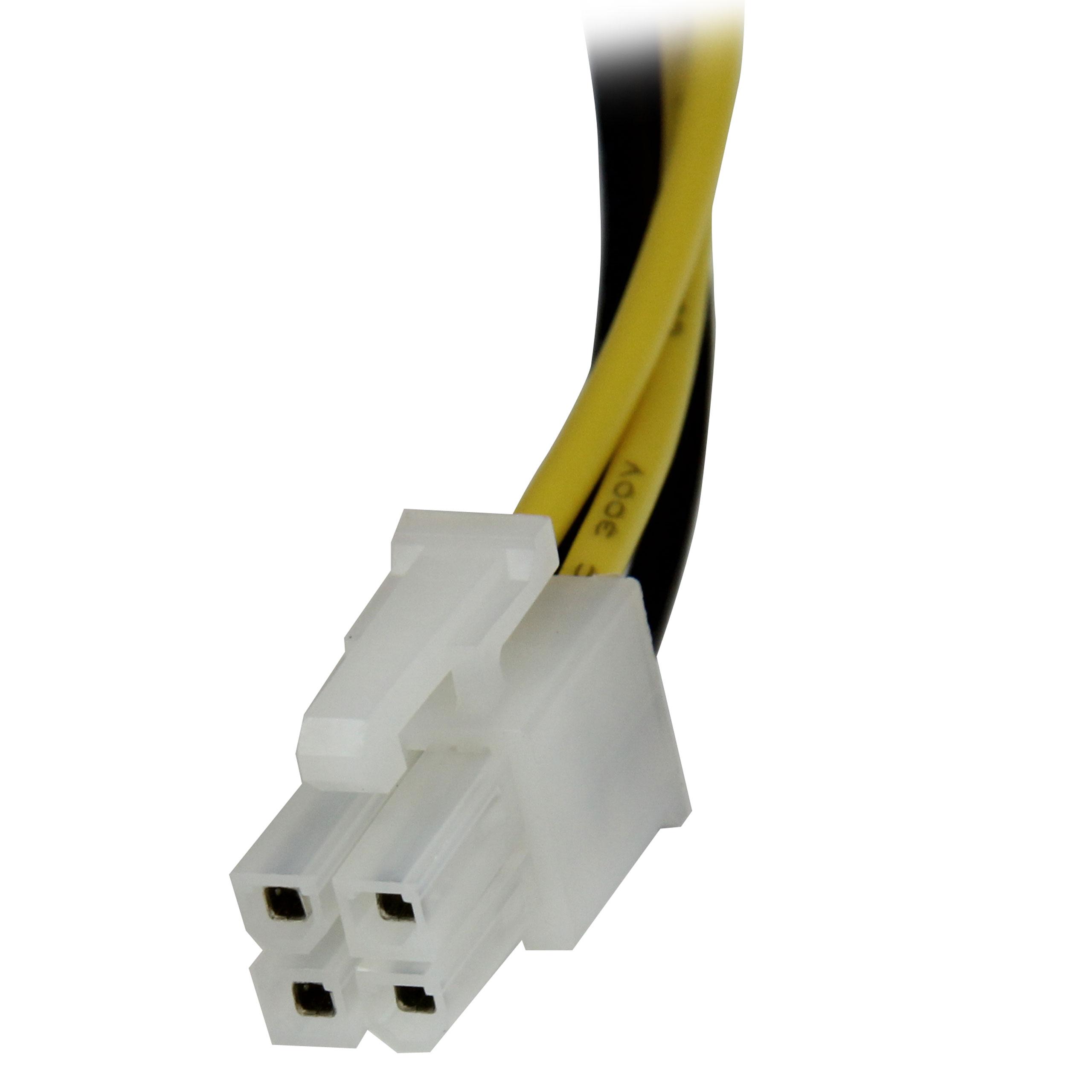 8in ATX12V 4 Pin P4 CPU Power Extension Cable M/F
