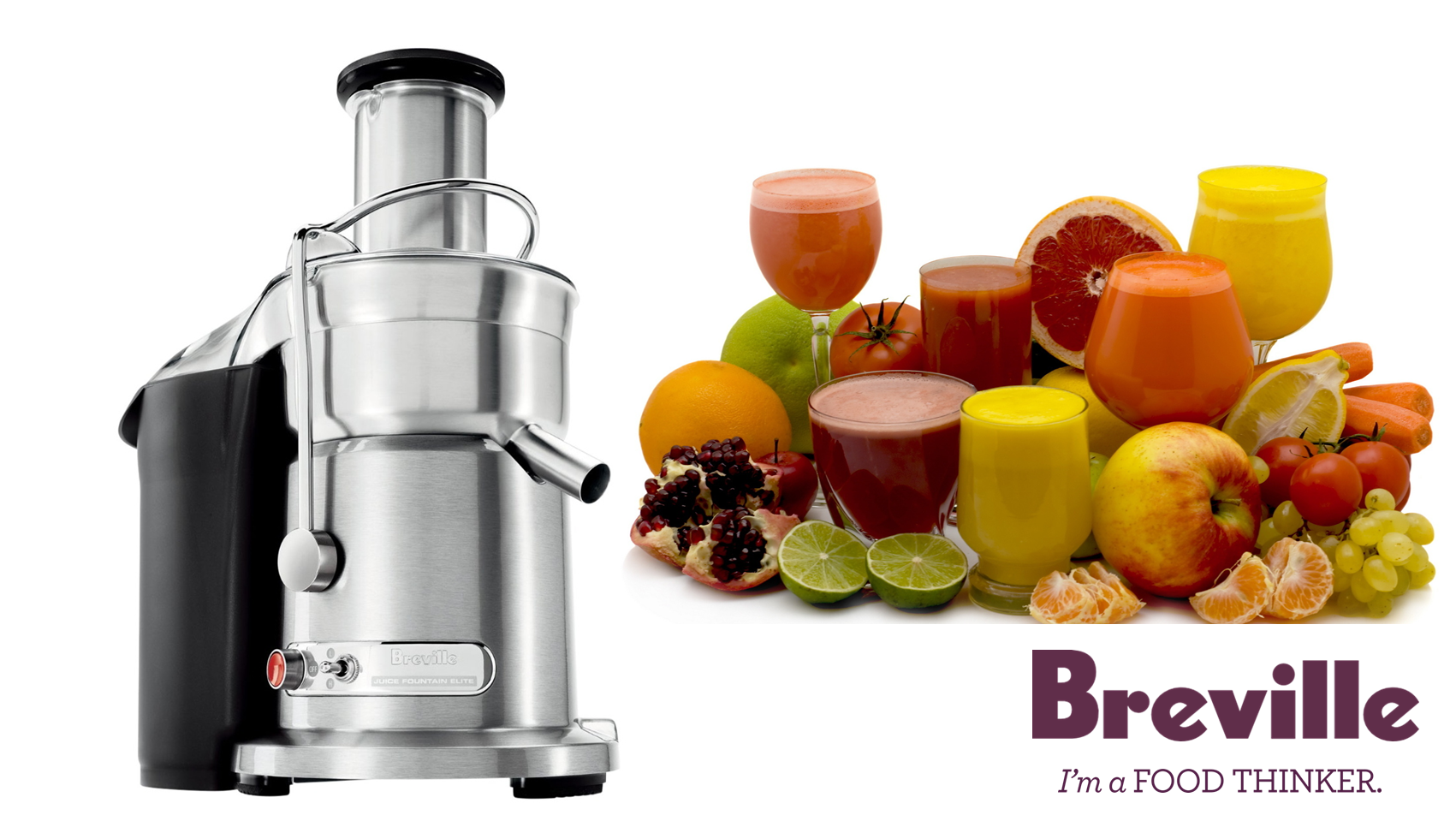 Breville Extractor de Jugos "The Juice Fountain Elite",,