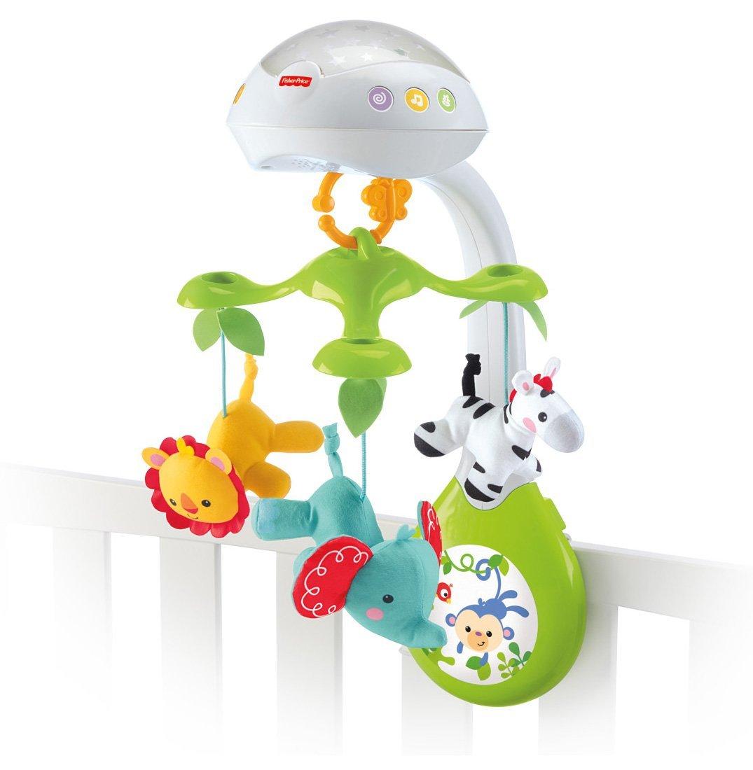 Fisher Price CGN84 Móvil Proyector 3 en 1 de Lujo Amigos de La