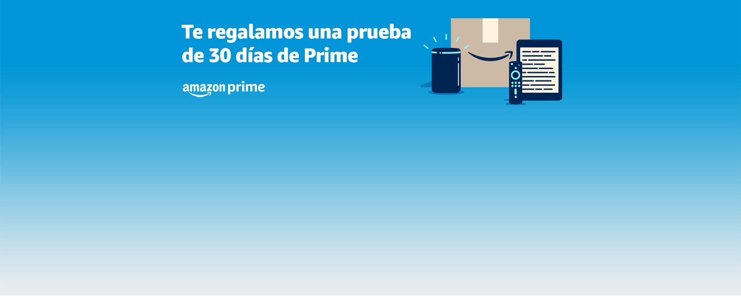 Te regalamos una prueba de 30 días de Prime.