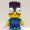 Kidrobot x The Simpsons 25th Anniversary Vinyl Mini Figure BART MAN (2/20 Rarity) ~ Opened to Identify