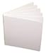 ASHLEY PRODUCTIONS Blank Chunky Thick Pages Book,White