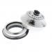SunniMix 1-1/8" Threadless Mountain Bike Bicycle Headset Sealed Bearing 44mm 2 Colors - Silver