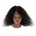 Dovewill African American Afro REAL HUMAN HAIR Cosmetology Hairdressing Silicone Training Manikin Mannequin Head Doll