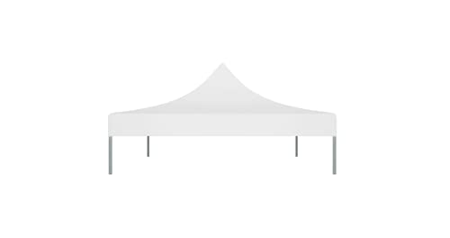Partyzelt-Dach 4,5x3 m Weiß 270 g/m² Gartenbauten Pavillon-Rahmen Dächer für Pavillions stabil – Bild 6