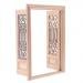 Baoblaze Wood Miniature External Hollow Screen Double Door 1/12 Dollhouse DIY Decoration Accessories