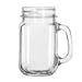 Libbey Drinking Jar with Handle, 16 -Ounce, Set of 12