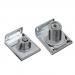 Dolity 38mm Window Treatments Roller Blinds Shades Clutch Bracket DIY Hardware Kits - Gray
