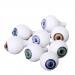8 PCs Round Acrylic Doll Eyes Eyeballs Halloween Props 20mm