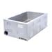 Adcraft KTKAP Commercial Kitchen Portable Steam Table Food Warmer Soup Station Set for Catering and Restaurants Stainless Steel, Silver Tone, (FW-1200W)