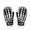 iParaAiluRy Skeleton Gloves for Women Men - Anti-Slip Gel Padded Skull Gloves for Cycling Riding Motorcycle Ski - Finger Bone Skeleton Costume Gloves