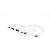 [Upgraded]Cynergy USB C Hub USB 3.1 SD Card Reader Multiport Adapter with USB C Power Delivery for Charging and Multiple 2 Port USB 3.0 Hub Adapter for Macbook 12" and MacBook Pro 2016 and Dell XPS 13