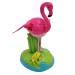 Flameer Solar Powered Bobbing Frog Flamingo Animal Figure Model - Fun Solar Science Toy Bobbleheads Home Desktop Car Halloween Decor