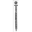 Simpson Strong Tie T6SN71 6D Shake and Shingle Siding/Roofing Nails 2-Inch and 13-Gauge, 316 Stainless Steel, 1-Pound, 237-Piece