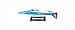 UDI RC Tempo 2.4GHz High Speed Remote Control 17 Electric Boat (Blue)