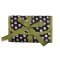 ORB Travel-JP100-A-Polka Dots-Black/Green-Jewelry organizer roll cosmetic bag accessories travel bag