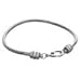 European Charm Bracelet for Men and Women, Fits Bead Charms, Stainless Steel Snake Chain, 10 Inch Classic