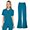 Cherokee Workwear Women's 4700 Top & 4101 Pant Medical Uniform Scrub Set