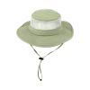 Light Olive Foldable Fishing UV Sun Hat w/ Vented Mesh, Outdoor Cap, Light Olive, Large/X-Large
