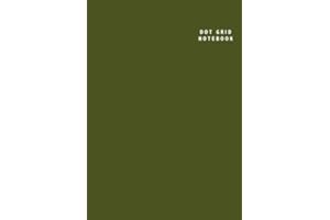 Dot Grid Notebook: B5 (6.93 x 9.85 inches)- 106 Dotted Pages || Army Green Softcover Notebook/Journal