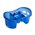 OCM Shower Caddy for College Dorm Bath Essentials (Caddy Color: Royal Blue)