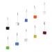 10pcs 10 Colors Cube Wire Base Photo Holder Stand Card Note Desk Memo Clip