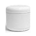 White Plastic Jar with Dome Lid 8 Oz - 6 Per Bag by Levine
