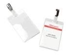 Niceday Office Depot Vertical Rotating Clip Badge Holder 60 x 90 mm 50 Mounting 1520148