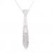 Crystal Tassels Rhinestone Necktie Necklace Wedding Bridal Jewelry Prom