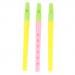 Baoblaze Kids Colorful Plastic Music Toy, 6 Hole Flute, Clarinet Instrument, Party Supplies 3pcs/set