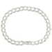 Milano Chains .925 Sterling Silver Italian Double Link Charm Bracelet 5 mm Strong And Sturdy Links with Lobster Claw