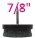 Desunia 7/8inches Dia. Heavy Duty Felt Nail-on Slider Glide Pads for Chairs, Stools, & Tables - Furniture Slides Like Magic -Tile & Hard Wood Floor Protector - Espresso - 16 pcs.