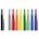 patu AA062 Reusable Fastening Cable Ties, Microfiber Cloth Hook and Loop Cord Management Wire Organizer Straps, Assorted Colors, 40 Piece