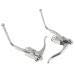 Baosity 1 Pair Vintage Road Bike Safety Dual Brake Levers Racing Mountain Bicycle Drop Bars 22.2mm Handbrakesthumb 1