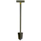 Lesche 1V_WWMFG-32-SER T- Handle Heavy Duty Metal Detecting Shovel with Serrated Blade