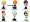 Japanese Manga Bleach Action Figures Set of 6 Pieces Set A by kcslam
