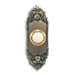 Heath Zenith SL-925-02 Wired Door Chime Push Button, Antique Brass with Lighted Center